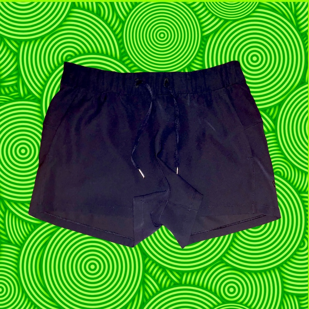 Lululemon Black Drawstring Shorts
